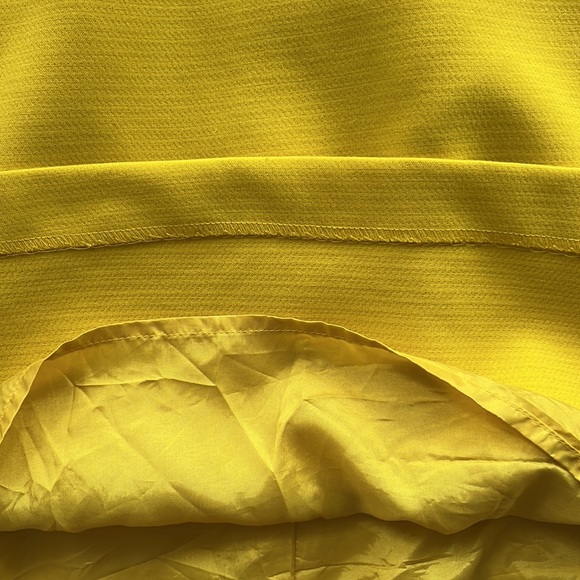 Banana Republic yellow skirt (sz 14) - Picture 4 of 5